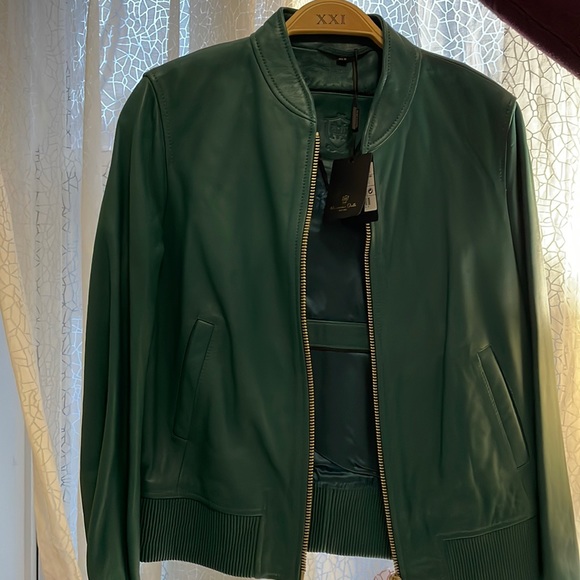 Genuine leather Massimo Dutti jacket - Picture 1 of 7